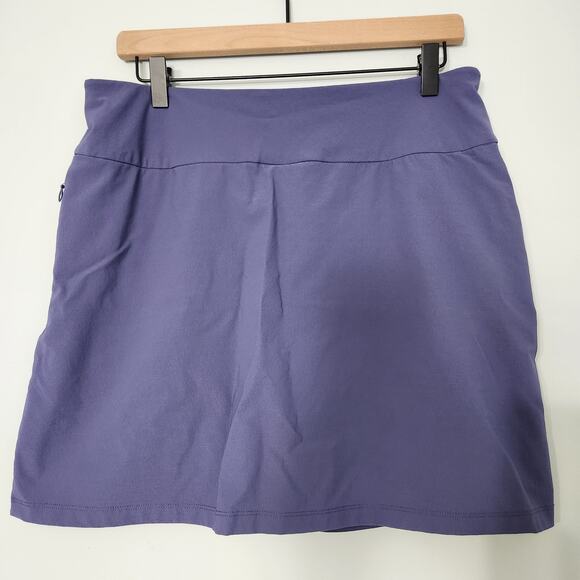 Alder Apparel Get Dirty Skort Athletic Performance Adventure Skirt Blue, L - Picture 7 of 10